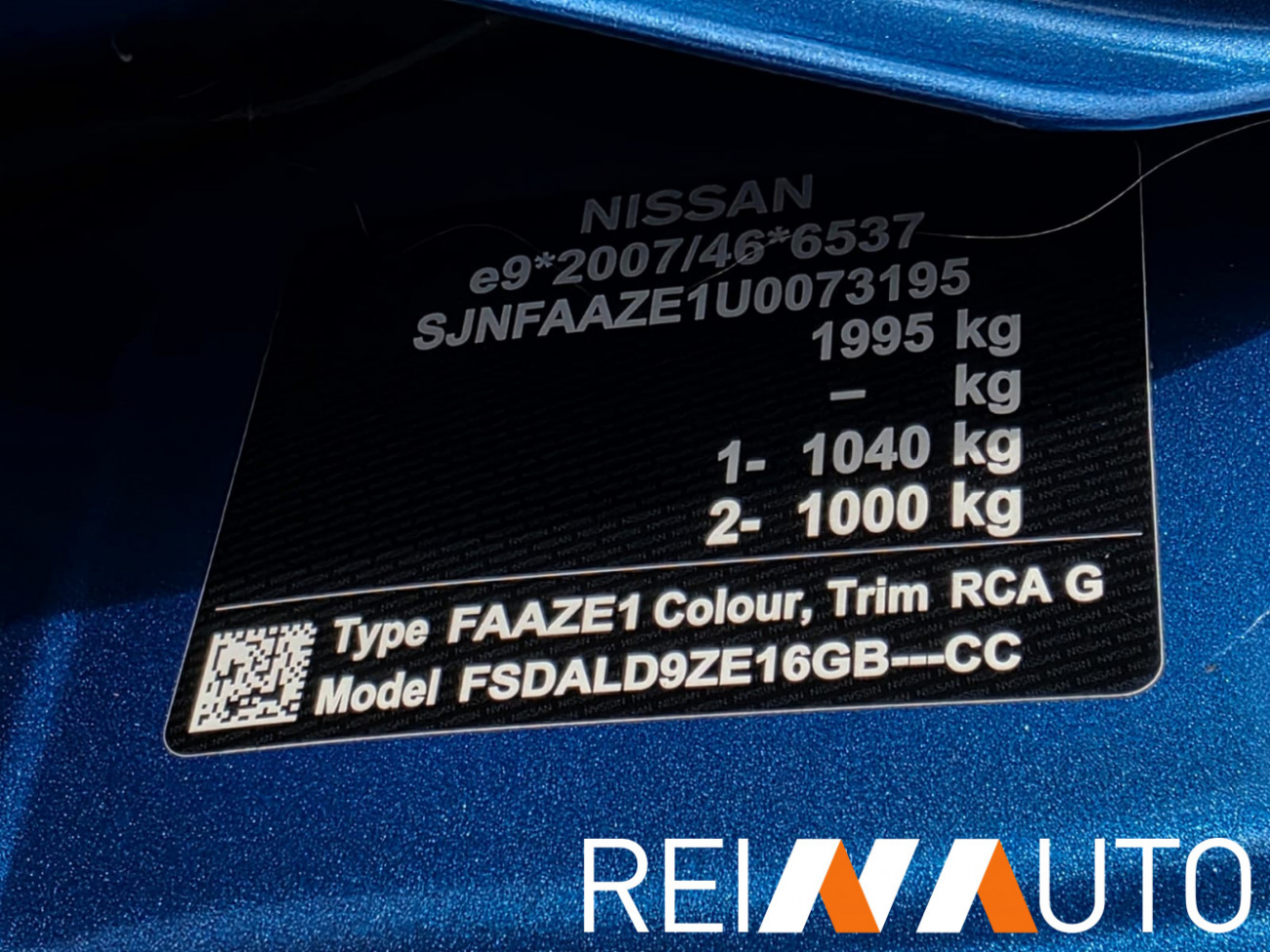 Nissan Leaf Blue