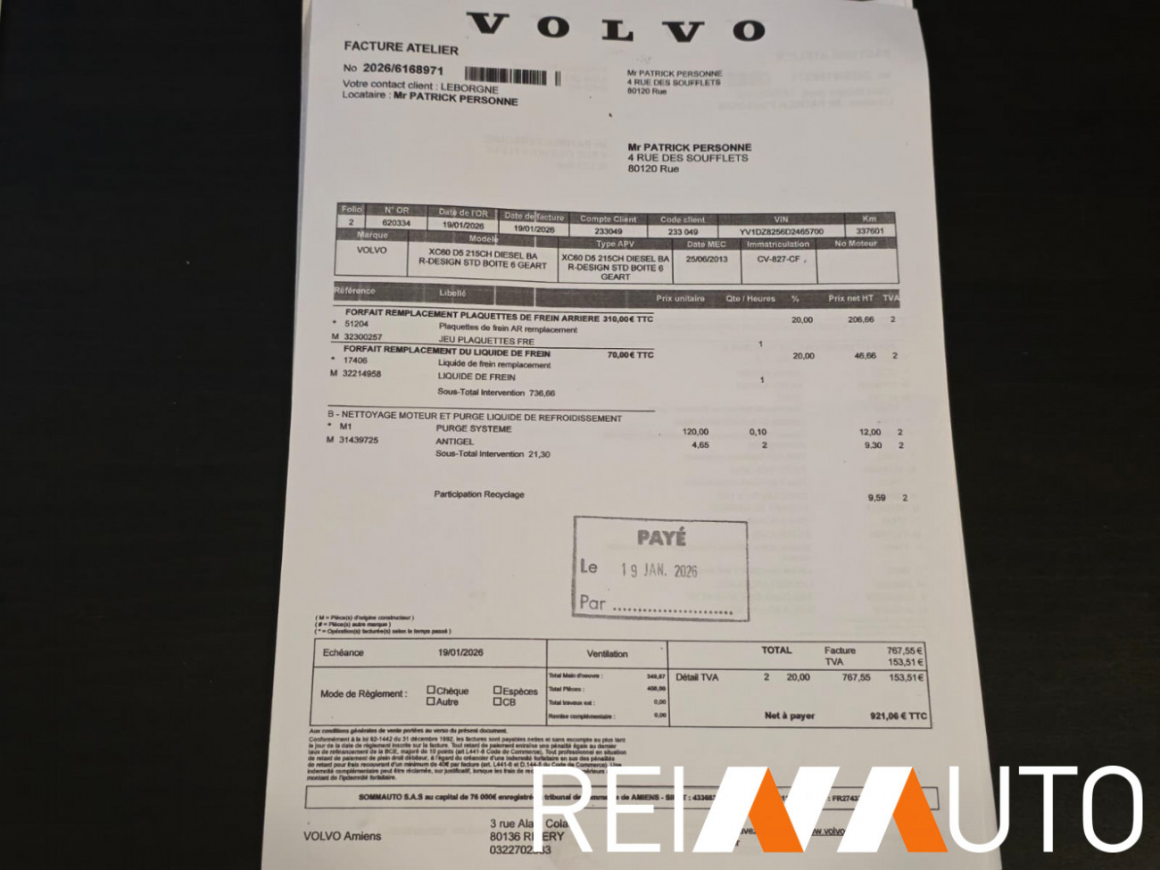 Volvo XC60 R-Design Weiss